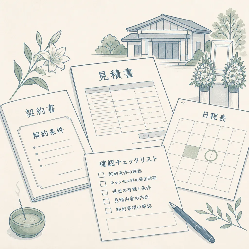葬儀のキャンセル料でトラブルになった｜返金・解約時の確認ポイント