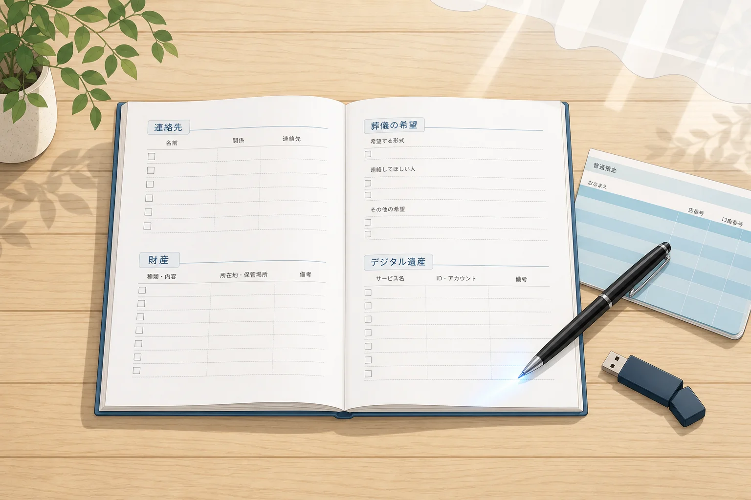 エンディングノートの書き方｜何を書けばいいか項目別に解説