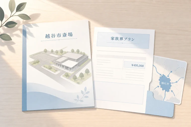 越谷市の家族葬｜費用相場と斎場・火葬場の選び方
