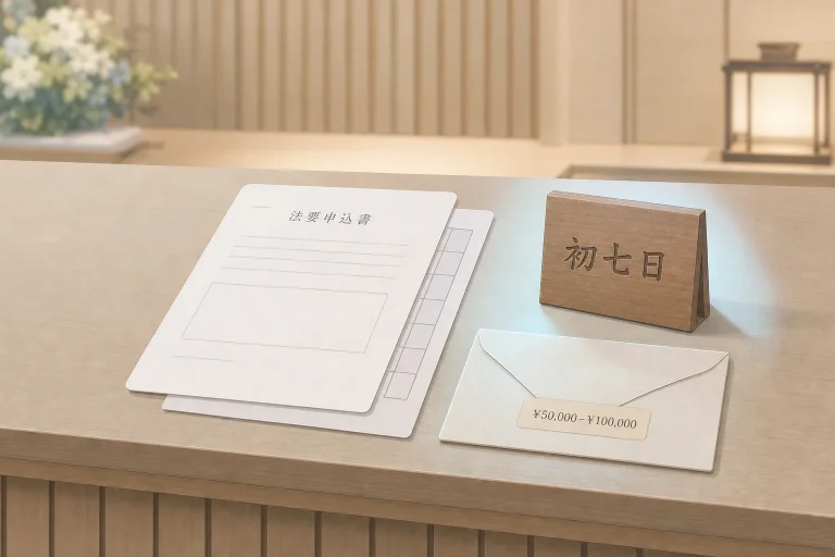 初七日・繰り上げ初七日｜意味・葬儀当日に行う流れとお布施の相場