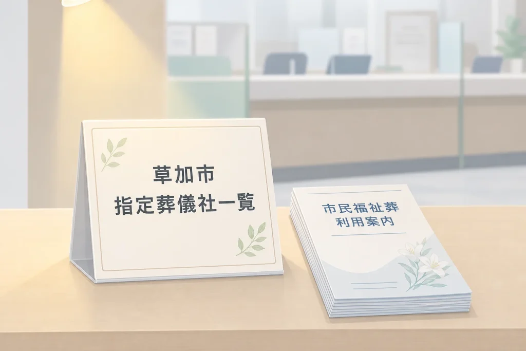 草加市の家族葬と市民福祉葬｜費用を抑える公的制度の使い方